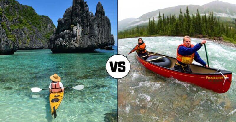 kayaking vs boating